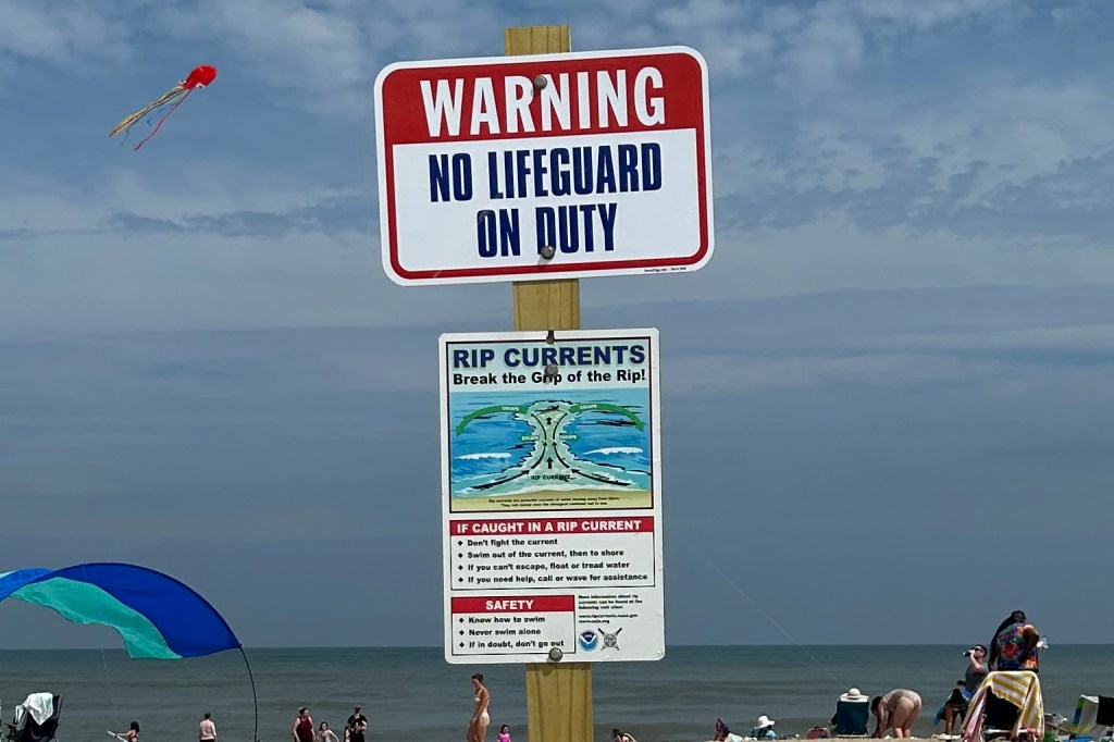 At Some Federal Beaches, Surf’s Up but the Lifeguard Chair’s Empty